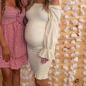 Bump Friendly Midi Dress